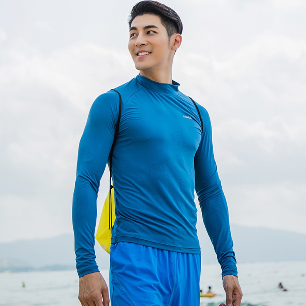 long sleeve swimwear men