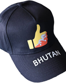 BHUTAN Caps with National Flag  Thumps up Black and Brown (ship from Brisbane, QLD)